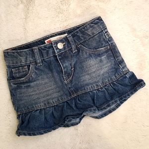 Levi's Jean skirt with attached shorts